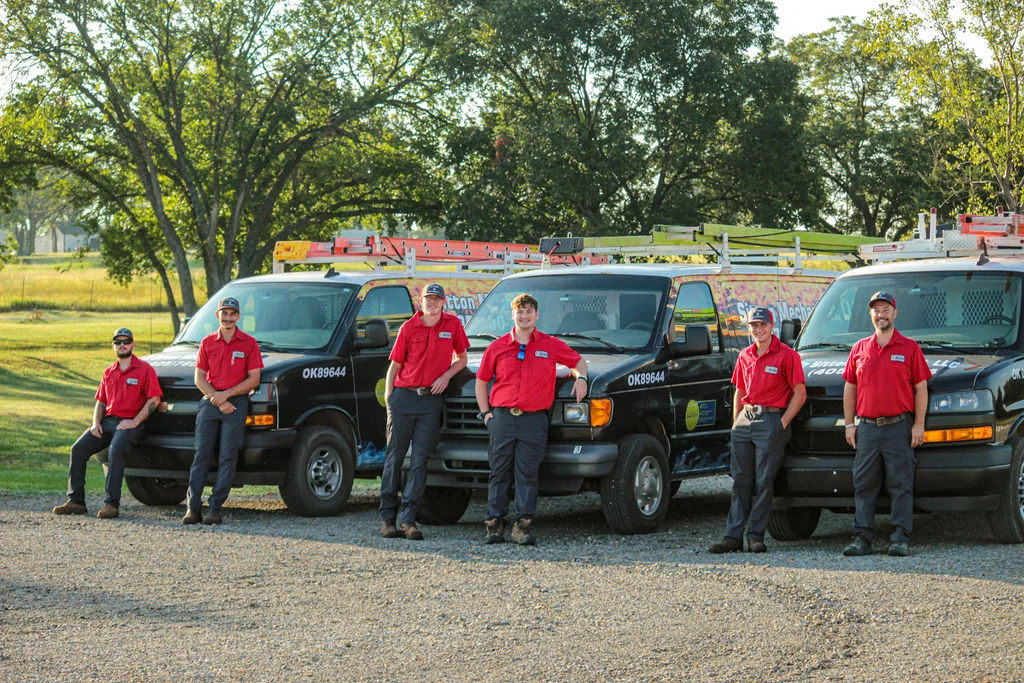 Sitton Mechanical technicians on site in Stillwater
